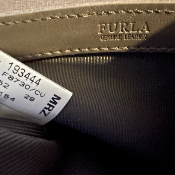 Furla Crossbody Genuine Leather With Cheetah Pattern Dyed Animal Hair - Picture 3 of 6